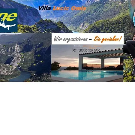 Holiday home Neu! Lucic Omis, Beheizter Privater Pool Und Jacuzzi, Blick Uber Adria Stanici